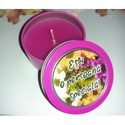Lumanare aromata, Esti o persoana speciala!